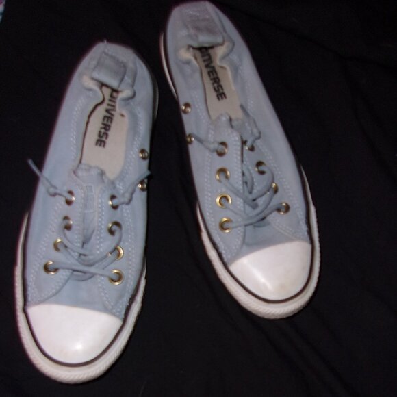 Converse womens  8 shoes shoe tennis blue  chucks sneakers eight blue - Picture 1 of 4
